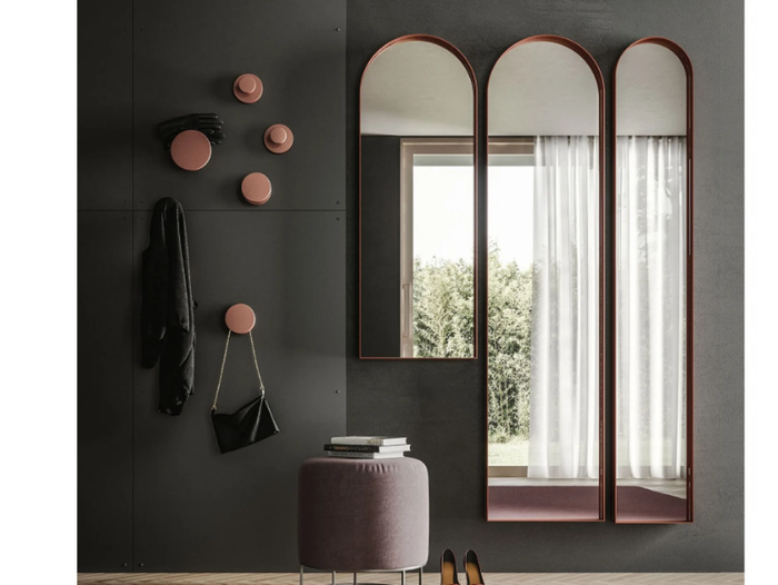 ARK - Framed wall-mounted metal mirror _ Ronda Design